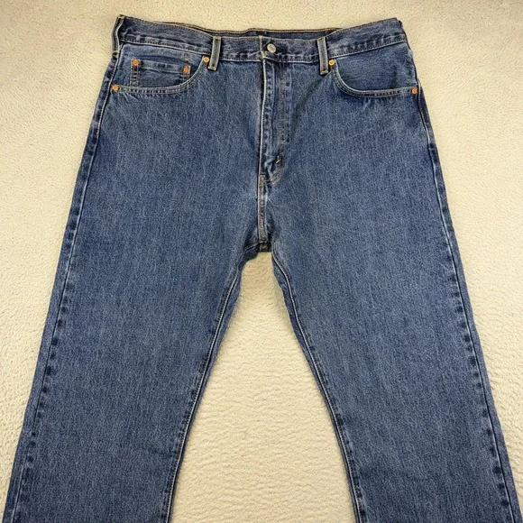 Levis 517 Jeans Mens 40x34 Blue Bootcut Denim Medium Wash Classic Fit **38x34** - Picture 3 of 16